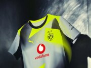 Il debutto del Borussia Dortmund colpisce nella divisa da trasferta neon 2025/26