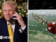 Dov’è Babbo Natale adesso? Trump risponde alle chiamate natalizie dei bambini al localizzatore Norad