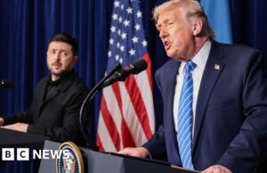 Trump afferma che sono stati compiuti progressi nei colloqui con l’Ucraina, ma rimangono “questioni spinose”.