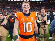 La star dei Broncos Bo Nix spiega la paura childish dei cani dopo un momento con l’emittente