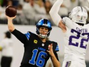 I Vikings riducono le possibilità di playoff dei Lions il giorno di Natale, forzando 6 palle perse