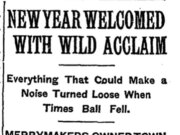 La storia del lancio delle palline di Capodanno