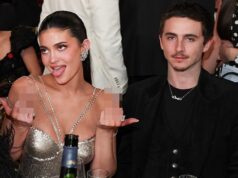 La coppia MOLTO improbabile tra Kylie Jenner e Timothée Chalamet è illustrata in uno scatto ‘iconico’ ai Golden Globes – mentre la star del actuality assume una posa da ‘senza classe’ mentre l’attore indipendente ha la faccia di pietra