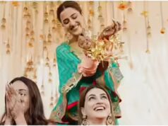 La kaleera di Nupur cade su Kriti alla cerimonia della choora in NUOVE foto