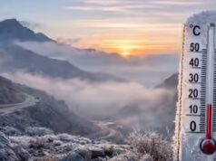 Ghiaccio nel deserto? Gli Emirati Arabi Uniti registrano la temperatura più bassa della stagione pari a 0,2°C