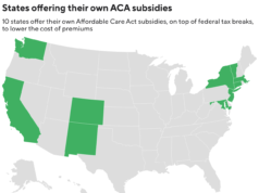 Alcuni stati espandono i sussidi ACA man mano che scadono i crediti d’imposta federali
