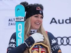 Lindsey Vonn, 41 anni, è la protagonista del Crew USA composto da 232 membri