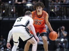 Keaton Wagler, sforzo d’élite n. 9 dell’Illinois contro Washington