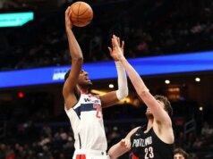Riepilogo NBA: Wizards edge Blazers, ferma lo slittamento di 9 partite