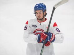 In assenza della velo contre le Wild, Alexandre Texier saute sur la glace