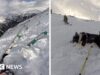 Guarda: Sciatore e cane travolti da una valanga