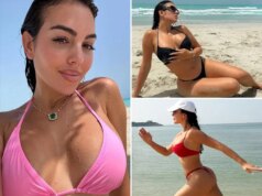 Georgina Rodríguez sfrigola per gli scatti attractive… Buon 32esimo compleanno!