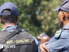 La polizia sudafricana non è ancora in grado di sconfiggere le bande, cube il ministro