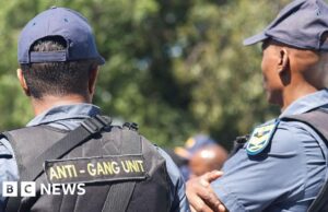 La polizia sudafricana non è ancora in grado di sconfiggere le bande, cube il ministro