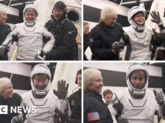 Guarda: gli astronauti ritornano sulla Terra dopo l’evacuazione medica