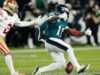 I problemi degli Eagles sono evidenti nella sconfitta contro i 49ers, battibecco a bordo campo tra Sirianni e Brown