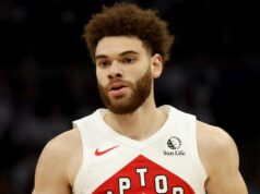 Jamison Battle dei Raptors esce contro i Pacers per un infortunio alla caviglia