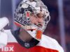Il portiere dei Flyers Vladar lascia la partita contro Buffalo per infortunio