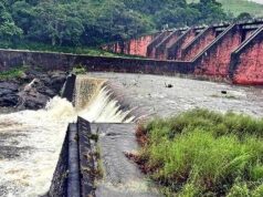Il livello dell’acqua nella diga di Mullaperiyar è pari a 125,50 piedi