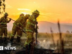 I vigili del fuoco combattono gli incendi “di livello di emergenza” nell’ondata di caldo in Australia