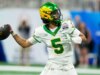 Il quarterback dell’Oregon Dante Moore rinuncia al Draft NFL come probabile scelta migliore per rimanere a scuola