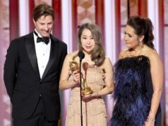 Il regista di KPop Demon Hunters grida HUNTR/X nel discorso del Golden Globe