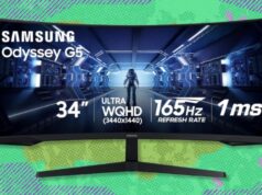 Il monitor da gioco ultra-wide Samsung Odyssey G5 è appena sceso a meno di $ 300 su Amazon