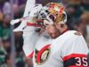 Il portiere dei Senatori Linus Ullmark partirà titolare contro i Devils