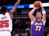 Luka Doncic segna 46 punti mentre i Lakers tengono a bada i Bulls