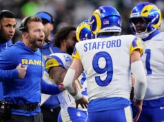 Sean McVay di Rams si arrabbia con il giornalista per la domanda su Matthew Stafford