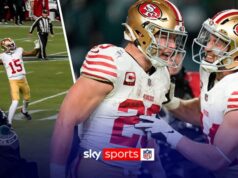 I 49ers travolgono gli Eagles, campioni in carica del Tremendous Bowl, a Philadelphia