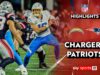 Chargers contro Patriots | Momenti salienti del wonderful settimana delle wild card
