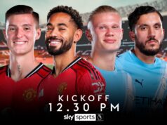 Derby di Manchester in diretta su Sky sabato alle 12.30