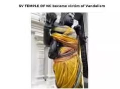 “Non solo vandalismo”: statua danneggiata in un tempio indù negli Stati Uniti, indagini in corso
