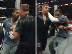 L’offset diventa fisico in “RAW” della WWE, lancia Grayson Waller sul tavolo