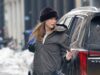 Jennifer Lawrence sfida la neve per una passeggiata sul marciapiede con il suo bambino a New York Metropolis