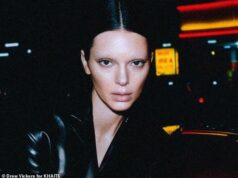 Kendall Jenner sembra uscita da Matrix con sopracciglia schiarite e capelli neri per la nuova campagna