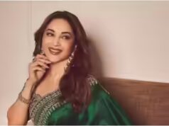 Madhuri Dixit ricrea la canzone di Dhak Dhak Karne Laga