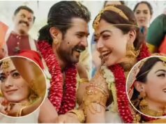 Rashmika-Vijay ha le lacrime agli occhi durante la cerimonia varmala