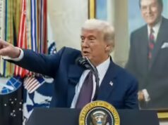 Donald Trump afferma di essere “fuori rampa” dalla campagna iraniana, segnalando un’operazione più breve