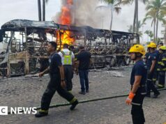 La violenza scoppia in Messico dopo l’uccisione del signore della droga El Mencho