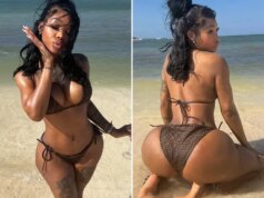 Summer season Walker – Divertimento nelle foto di Fendi Bikini Seaside Babe!