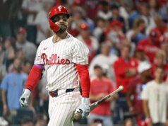 Bryce Harper dei Phillies sconcertato dalla recensione della stagione di Dave Dombrowski