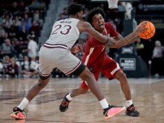 Il numero 17 dell’Alabama cavalca l’attacco nella rivincita contro lo stato del Mississippi