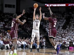 Ruben Dominguez, Texas A&M cerca un tocco da gol contro Sooners