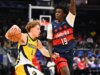 Sette marcatori a doppia cifra consentono ai Wizards di battere i Pacers