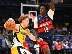 Sette marcatori a doppia cifra consentono ai Wizards di battere i Pacers