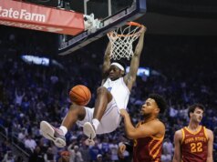 Gli ascensori quasi tripli-doppi di AJ Dybantsa n. 23 BYU oltre il n. 6 Iowa State