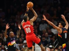 I Path Blazers perdono Deni Avdija (schiena) nella vittoria contro i Suns, in inferiorità numerica