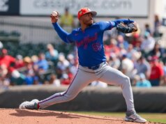 I Mets fanno un cenno del giorno di apertura a RHP Freddy Peralta